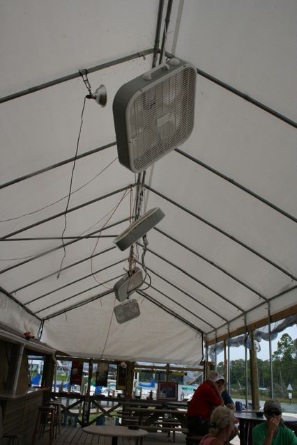 Ceiling Fans at Pirate's Cove