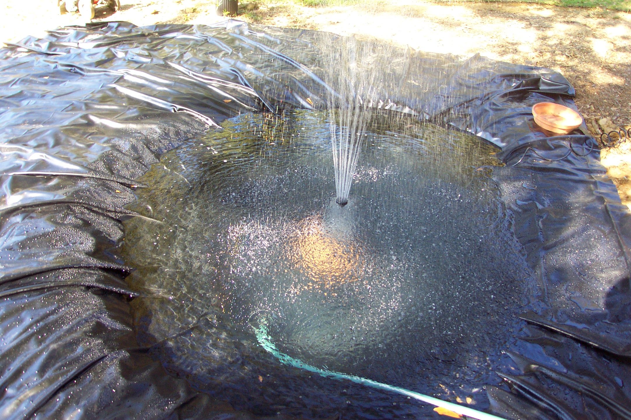 Water in the Hole