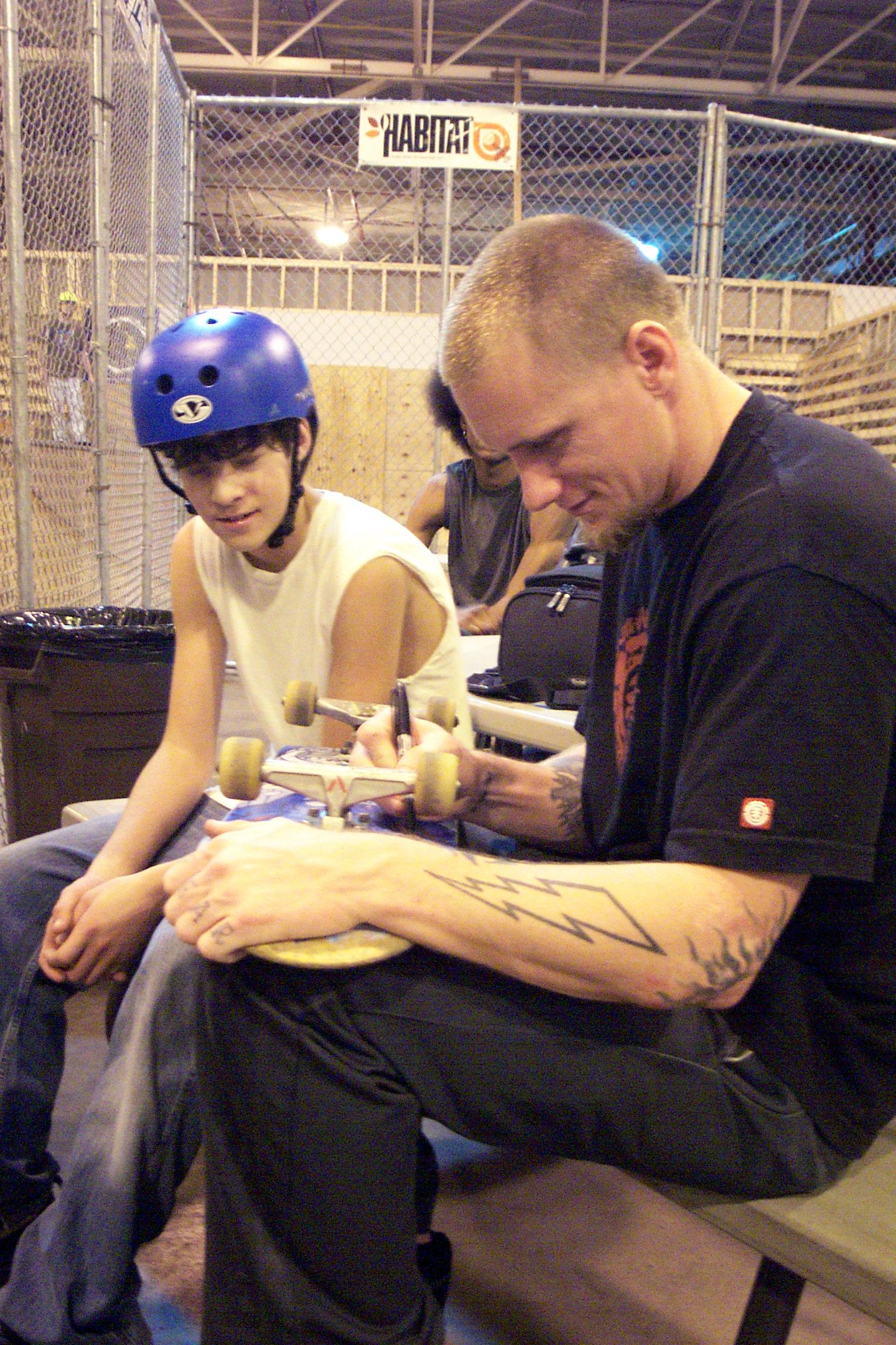 Mike Signing the Board
